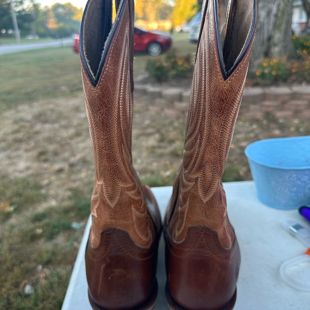 Ariat Men's Rich Brown Western Boots - Picture 3 of 5